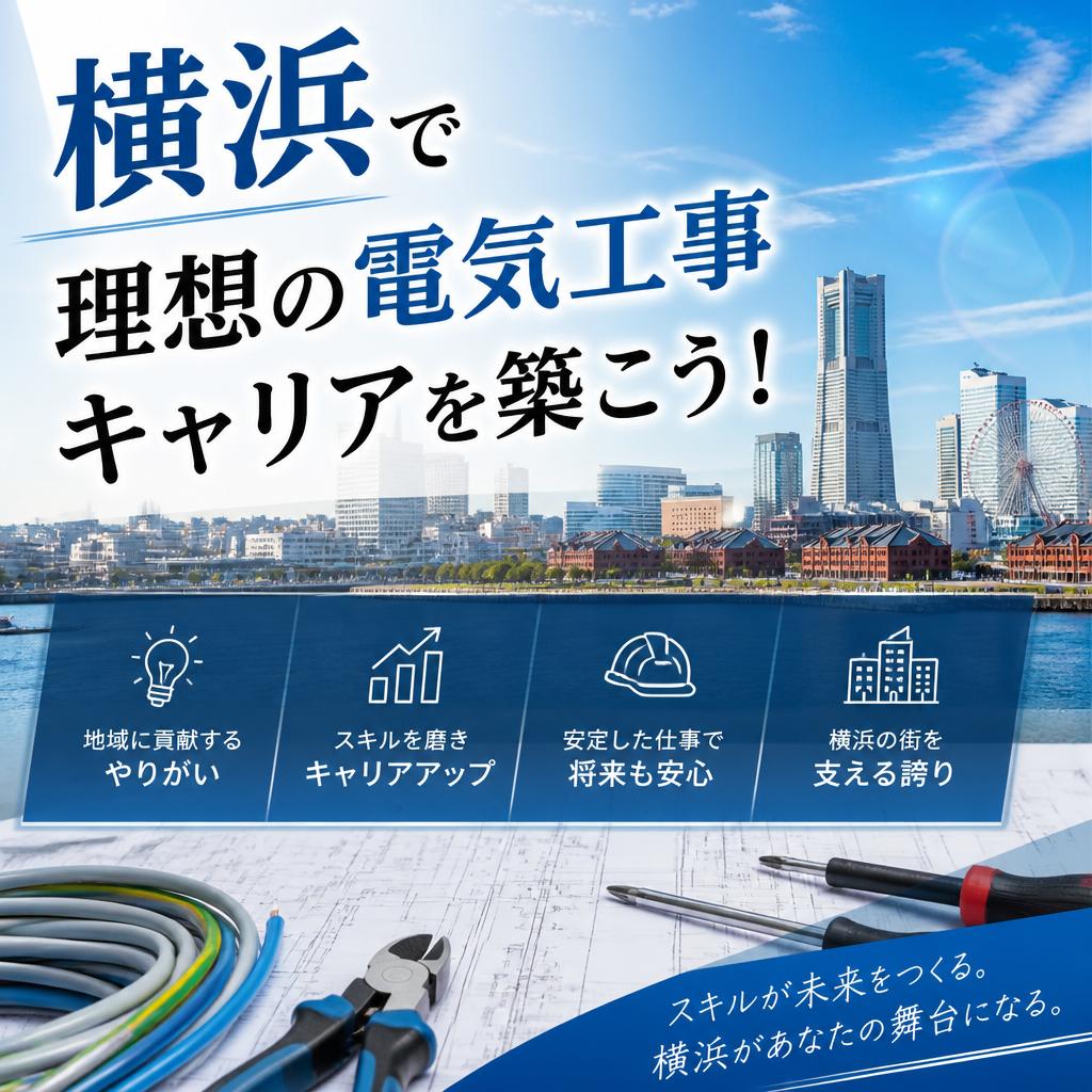 横浜で理想の電気工事キャリアを築こう！